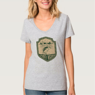 Haut du Wisconsin Nord Badge de pêche