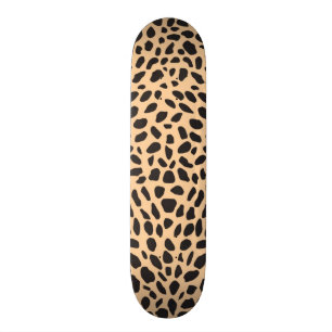 Haut-Geparddekor Skateboard