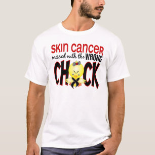 Haut-Krebs verwirrt mit dem falschen Küken T-Shirt