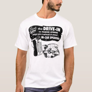 Haut-parleur et T-shirt vintage Drive-In