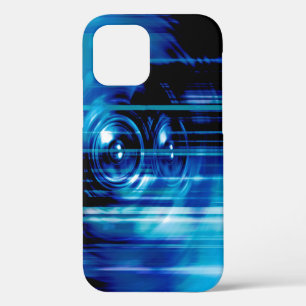 Haut-parleurs de musique bleu Coque-Mate coque iph