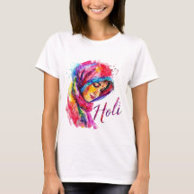 Haut pour femmes Happy Holi Color Splash