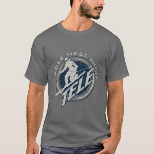 Haut T-shirt foncé de talon libre