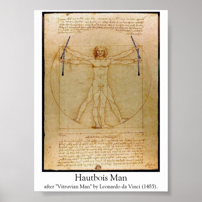Hautbois Man Poster (Vorne)