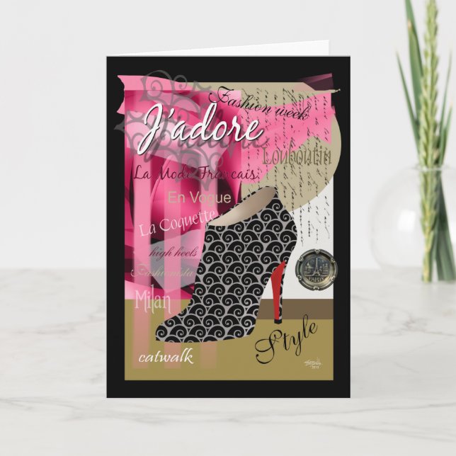 Haute Couture Card Karte (Vorderseite)