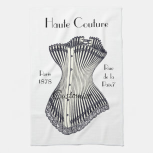 Haute Couture Corset Thunder_Cove Geschirrtuch