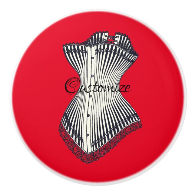 Haute Couture Corset Thunder_Cove Keramikknauf (Vorderseite)
