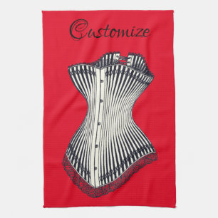 Haute Couture Corset Thunder_Cove Kitchen bis Geschirrtuch