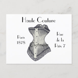 Haute Couture Corset Thunder_Cove Postkarte