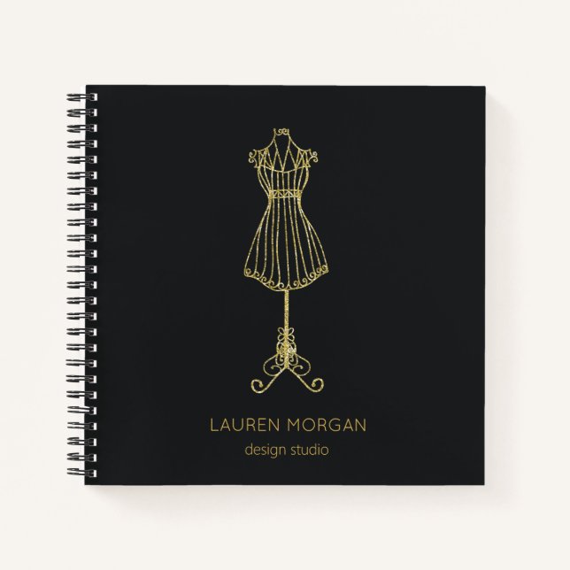 Haute Couture | Personalisiertes SpiralNotebook Notizbuch (Vorderseite)