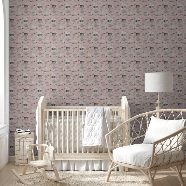 Haute Couture Print Kidsroom Tapete (Kinder)