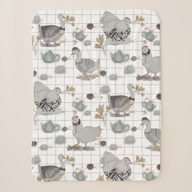Haute Couture Sherpadecke (Vorderseite)