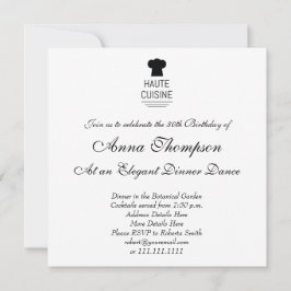 Haute Cuisine Einladung