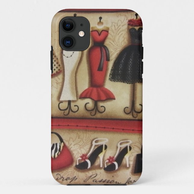 Haute Fashion Case-Mate iPhone Hülle (Rückseite)