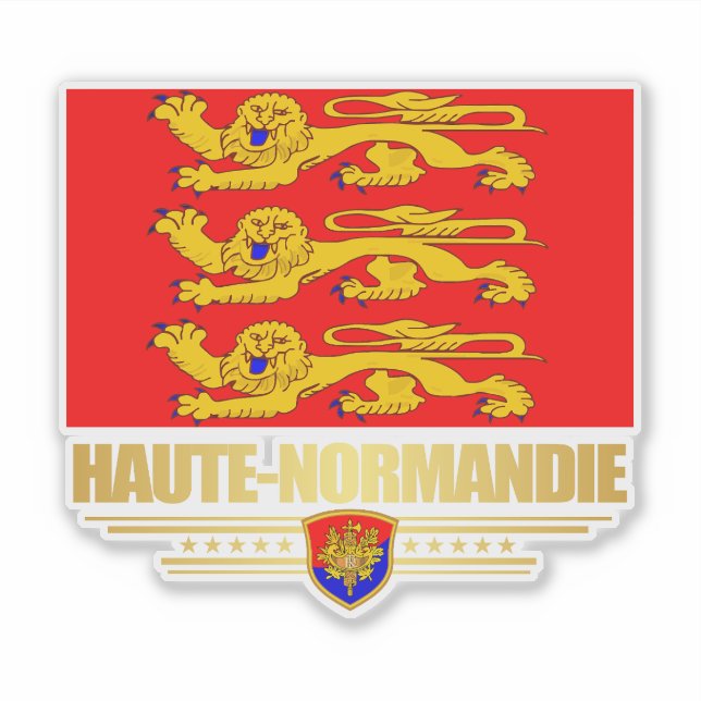 Haute-Normandie Aufkleber (Vorderseite)