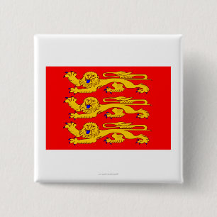 Haute-Normandieflagge Button