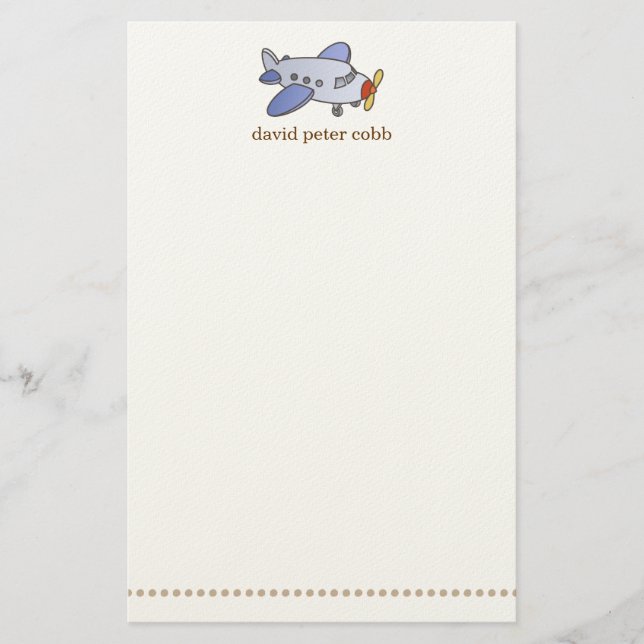 Haute papeterie volante d'avion (Devant)