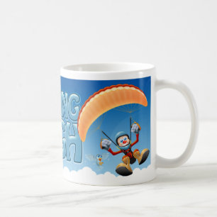 Haute tasse volante de parapentiste