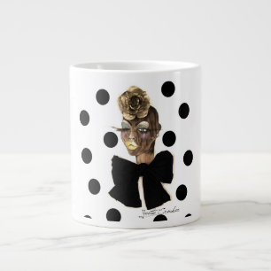 HAUTE Tupfen-Schale Jumbo-Tasse