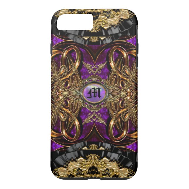 Hauteleash Hampton Curtsey niedliches Barock Case-Mate iPhone Hülle (Rückseite)
