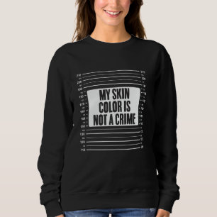 Hautfarbe Natürliche Haare Schwarze Frauen Mädchen Sweatshirt