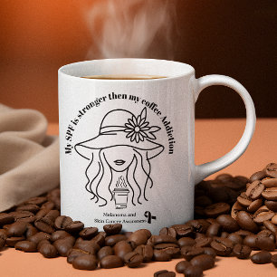 Hautkrebs Melanom Bewusstsein Graue Schleimhaut Ge Kaffeetasse