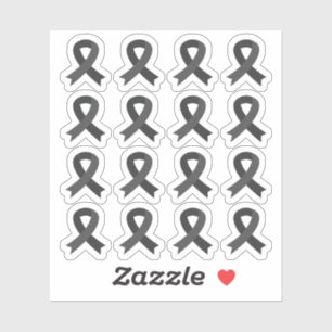 Hautkrebs Schwarze Awareness-Schleifen Gesundheits Aufkleber