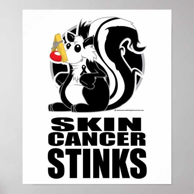 Hautkrebsstinkeln Poster (Vorne)