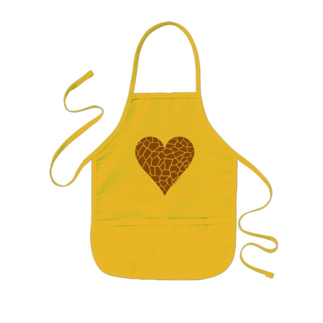 Hautmuster, Farben der Giraffe Kinderschürze (Vorne)