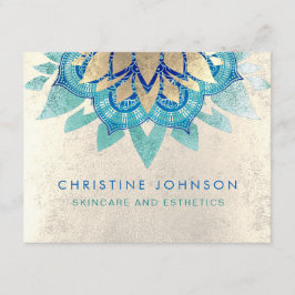 Hautpflege und Ästhetik Begleitkarte