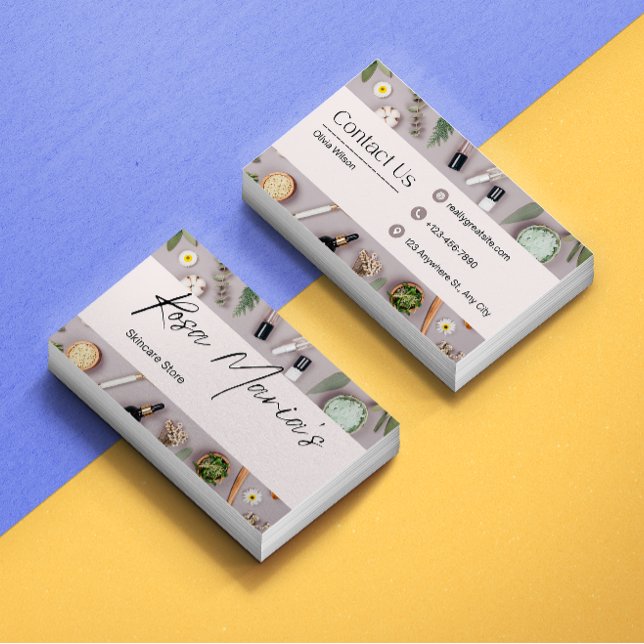 Hautpflege Visitenkarte (Von Creator hochgeladen)