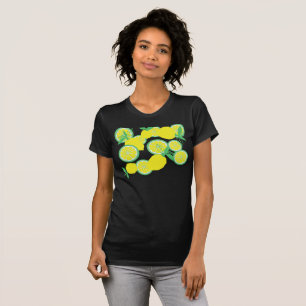 Hauts de T-Shirt Funky Citrons Chanceux