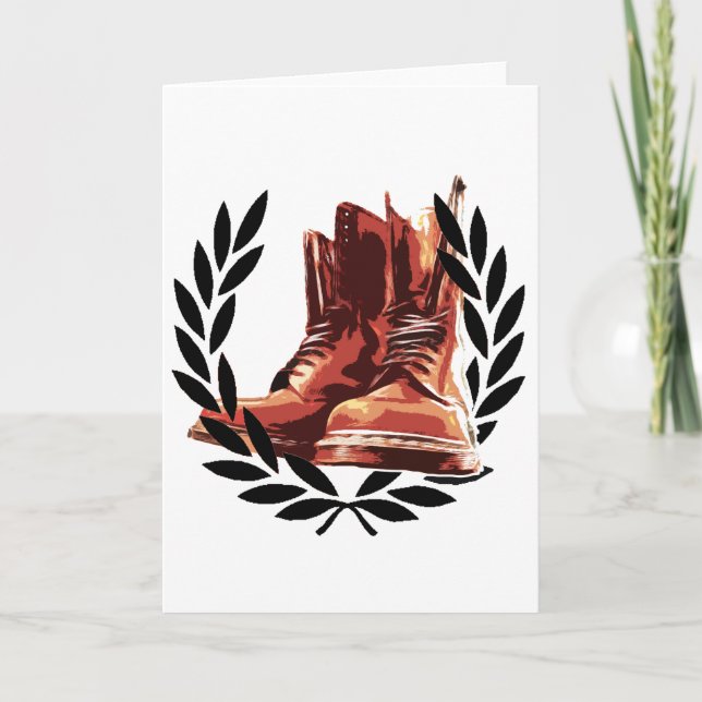 Hautstiefel Karte (Vorderseite)