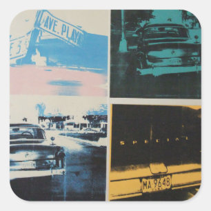 Havana 1 quadratischer aufkleber