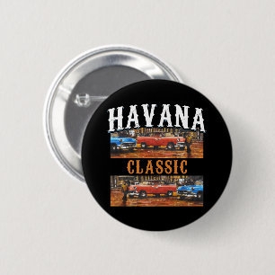 Havana Classic - Kubanische Jahrgangssprache Kunst Button