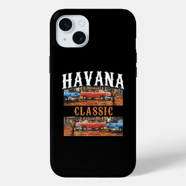 Havana Classic - Kubanische Jahrgangssprache Kunst Case-Mate iPhone Hülle (Rückseite)