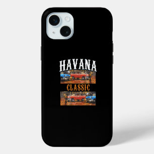 Havana Classic - Kubanische Jahrgangssprache Kunst iPhone 15 Plus Hülle