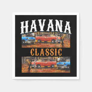 Havana Classic - Kubanische Jahrgangssprache Kunst Serviette