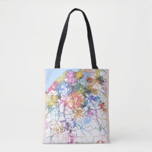 Havana Cuba City Map Tasche