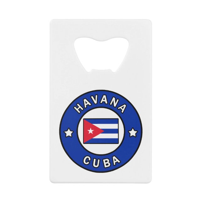 Havana Cuba Geldbeutel Flaschenöffner (Vorderseite)