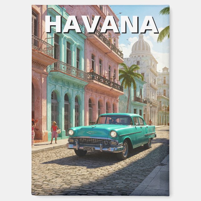 Havana Cuba Magnet (Vorderseite)