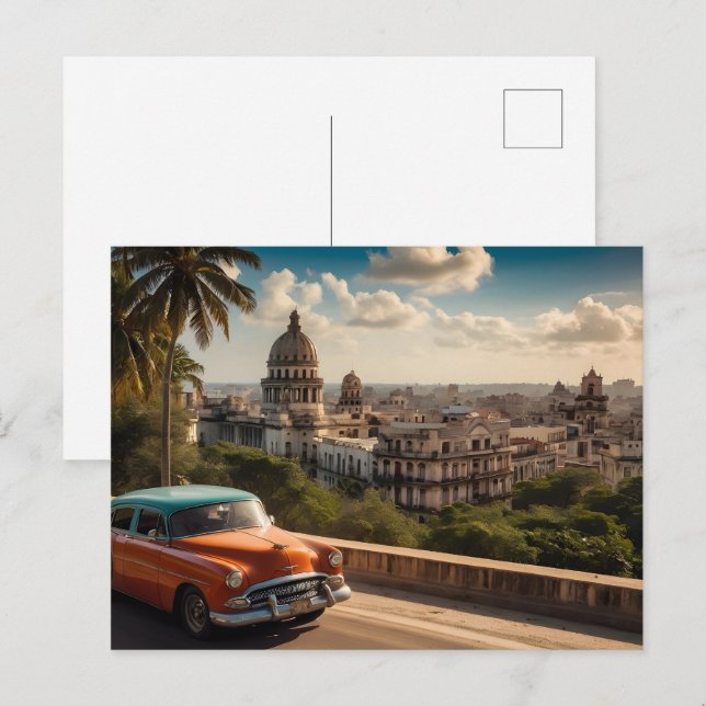 Havana Cuba Postkarte (Vorne/Hinten)