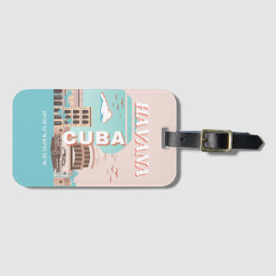 Havana Cuba Retro Art Gepäckanhänger