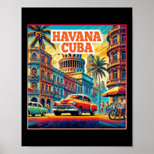 Havana Cuba Shirts Familienreise Vintag Ret. Poster