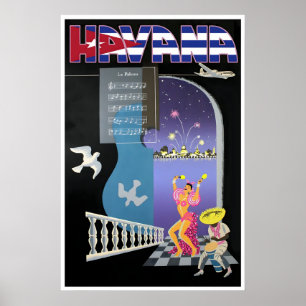 Havana-Druck Kuba-Reiseplakat Kubanische Kunst Poster