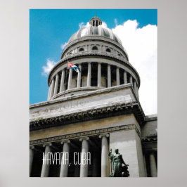 Havana Hauptstadt Gebäude Cuba Souvenir Poster