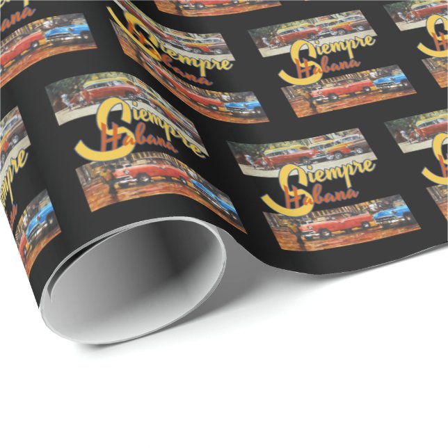 Havana Kuba - Siempre Habana Geschenkpapier (Rolleneckpunkt)