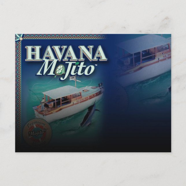 Havana Mojito Post Card Postkarte (Vorderseite)