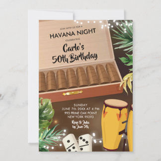 Havana Night Beach Einladung zum Geburtstag