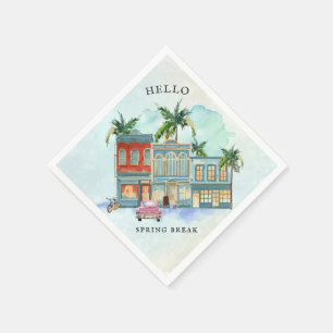 Havana Nights   Spring Break Party Serviette